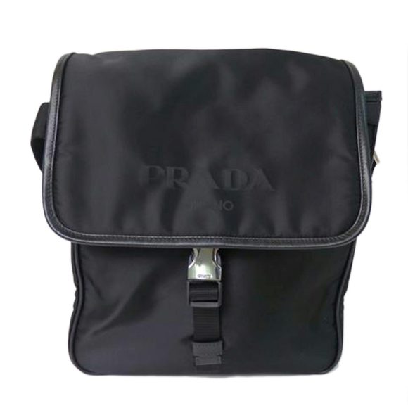 Prada Nylon Shoulder Bag Black - Picture 1 of 8